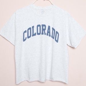 brandy melville colorado crop top